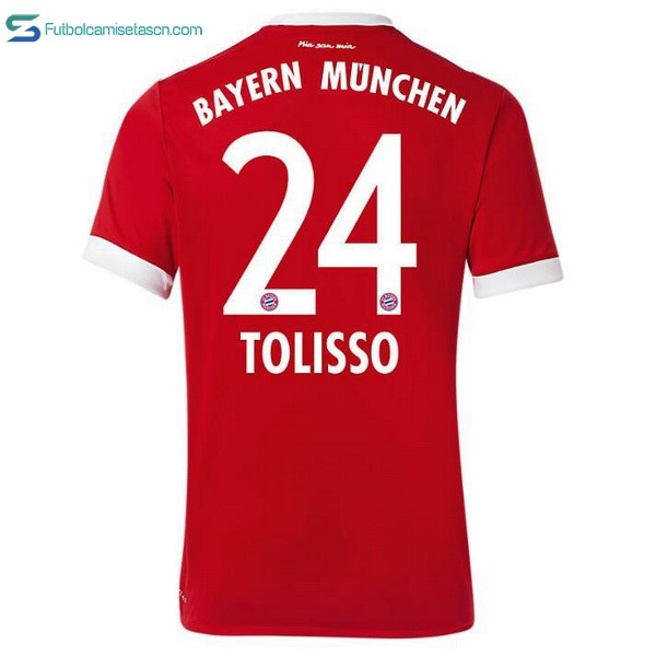 Camiseta Bayern Munich 1ª Tolisso 2017/18